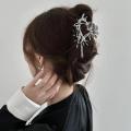 Creativity Unique Colorful Alien Metal Conch Hair Claws for Women Girl Y2K Hollow Headwear Shell Crab Hair Clip Hair Accessories. 