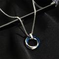 Pendant Necklace For Men Women Stainless Steel Chain Necklace.