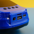 X-703 Bluetooth, USB, TF Card & FM Radio Supported Car Shape Wireless Speaker.