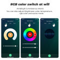 ROVF - Tuya Zigbee Smart Light Bulb - 13W - RGB LED Lamp - Dimmable Timing Voice Control - for Google Home  Alexa Tmall Genie. 