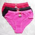 2 Piece Stylish Cotton Panty for Women - Multicolor.