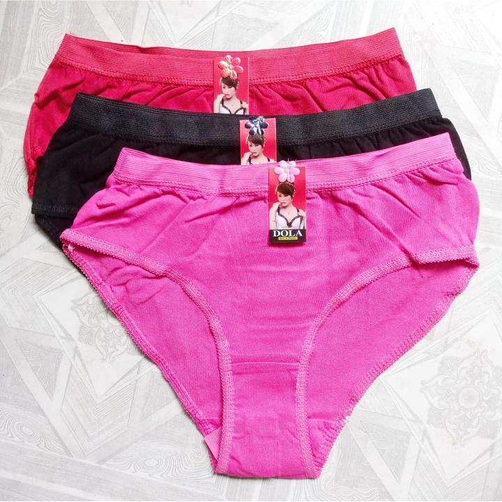 2 Piece Stylish Cotton Panty for Women - Multicolor