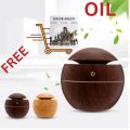 Ultrasonic Aroma Humidifier 200ml – Wooden Design SL001/002. 