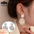 Carat Drop Ear Stud Beautiful Bright Color Drop Earrings. 