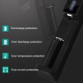 ABS - Reliable Overheat - Overcurrent - Overcharge and Over discharge Protection - Battery Charger - For 18650 16340 14500 AA AAA CR123A Battery Only. 