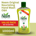 Neem Original Nourishing Handwash O&A 1000ml + 50ml Extra. 