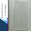For Infinix Hot 12 - IMPT Premium Silicone Case Crystal Clear Soft TPU Ultra-Thin Transparent Flexible Protective Mobile Phone Back Cover. 