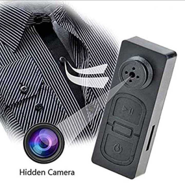 Digital Camera Button With 32GB Memory Supported-Black Button Camera ...