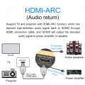 DTSHD Dolby Atmos 5.1CH Audio Decoder 51 4K HD-MI2.0 Converter Bluetooth 5.0 Receiver DSD 384KHz32BIT DAC ARC PC USB OTG Adapter.