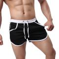 Men Color Block Summer Sports Gym Drawstring Shorts Beach Pants Swimming Trunks. 
