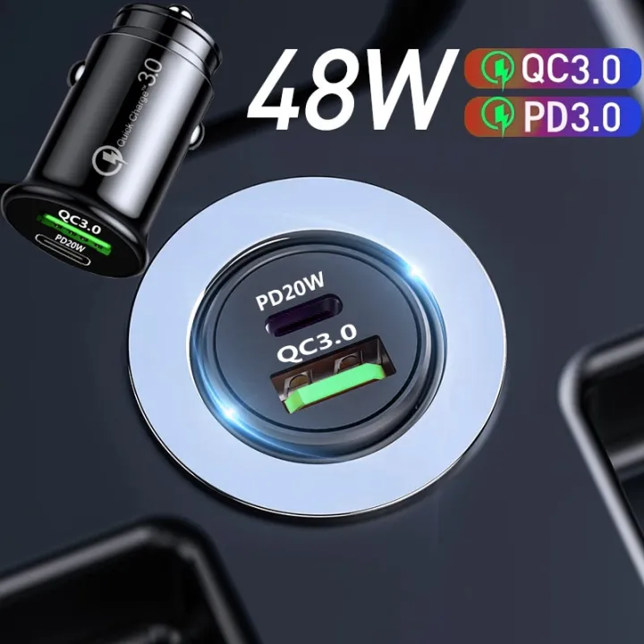 New%2048W%20USB%20Type%20C%20Car%20Charger%20QC3.0%20Quick%20Charge%20for%20iPhone%2014%2013%20Samsung%20USB%20Charger%20-%20Image%203