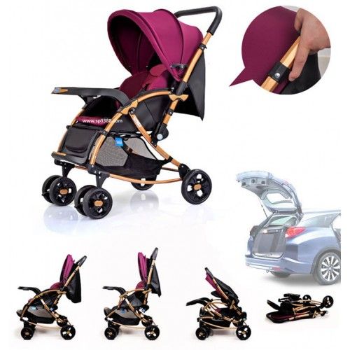 Baby%20Stroller%20C3%20Pram%20for%20Your%20Baby%20with%20Rocking%20Mood%20and%20Adjustable%20Handle%20Bar%20Best%20Premium%20Quality%20Prams%20Trolly-%20Magenta%20and%20Blue%20-%20Image%206