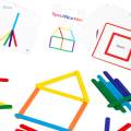 Kids Colorful Sticks Puzzle Logical Thinking Matching Games Children Early Learning Montessori Toys. 