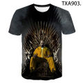 2023 New Fashion Breaking Bad T-shirt Men Women Children Heisenberg 3D Printed Cool Short Sleeve Tops Tees Boy Girl Kids T Shirt. 