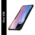 Back Cover for Vivo V20 (Transparent, Black).