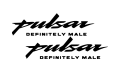 Pulsar logo 2 Sticker for bike. 