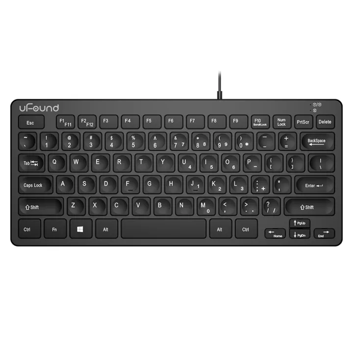 uFound%20U-71%20Wired%20Business%20Office%20Keyboard%2078-key%20USB%20Powered%20Chocolate%20Square%20Keycap%20Keyboard%20for%20Home/Office%20Grey%20-%20Image%202
