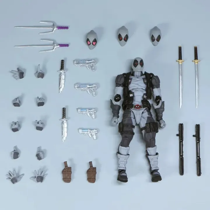 AMAZING%20YAMAGUCHI%20Deadpool%202.0%20Grey%20Action%20Figure%20Mutants%20Joint%20Movable%20KAIYODO%20Wade%20SHF%20Model%20Movie%20Toys%20for%20Kids%20Gift%20-%20Image%204