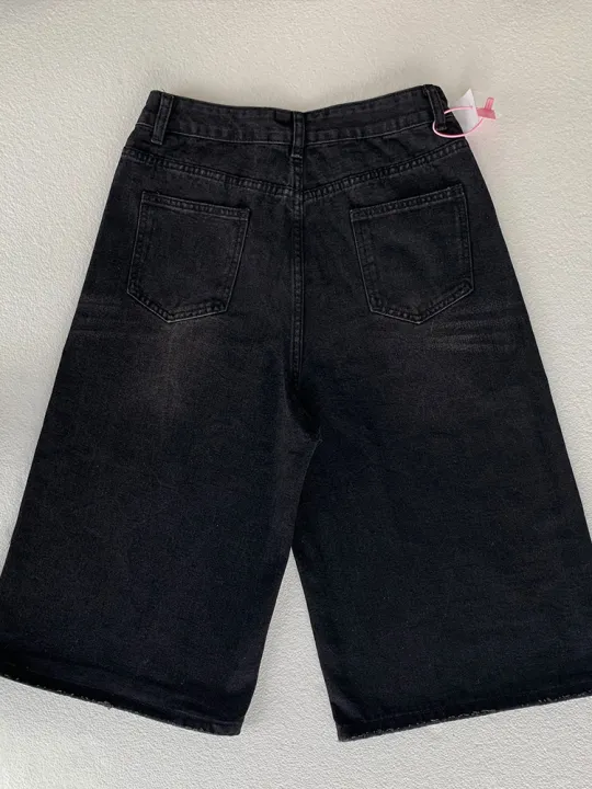 Retro%20Fashion%20Y2k%20Women%20Jeans%20Streetwear%20Jorts%20Brushed%20Black%20Wash%20Cropped%202024%20New%20Baggy%20Wide%20Leg%20Frayed%20Denim%20Short%20Pants%20-%20Image%206