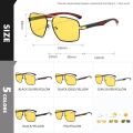 （New）LIOUMO Intelligent Photochromic unglae Men Polarized Night Viion Goggle Women Anti-Glare Driving Glae UV400 gafa de ol. 