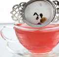 Tea Strainers with Drip Bowls (2-Pack); Elegant Stainless Steel Loose Leaf Tea Strainers Exquisite Product. 