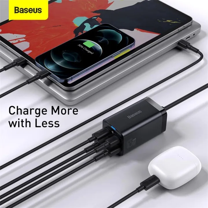 Baseus%2065W%20GaN%20Charger%20Desktop%20Laptop%20Fast%20Charger%204%20in%201%20Adaptor-2c+2u%2065w-CN%20-%20Image%203