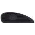 1Pair Motorcycle Tank Traction Pad Protector Anti Slip Sticker Black. 