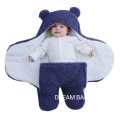 Extra Soft Cute Newborn Baby Boy Blanket Lambswool Plush Unisex Baby Swaddle Wrap Jumpsuits Sleeping Bags. 