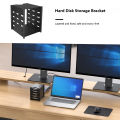 Acasis Hard Drive Bracket 5 Layers Hard Disk Shelf Organizer Box HDD Rack Desktop Computer External Hard Drives HDD Cage. 