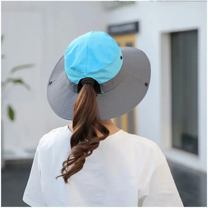 Parent-child%20Unisex%20Summer%20Foldable%20Sun%20Fisherman%20Hat%20Men%20Women%20Wide%20Brim%20Casual%20Travel%20Beach%20Sunscreen%20UV%20Protection%20Cap%20V14%20-%20Image%203