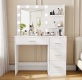 Modern Vanity Dressing Table With 10 Pcs White Led Light by FURNIZONE BD.