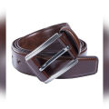 Chocolate Artificial Leather Formal Belt For Men. 