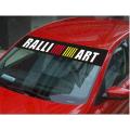 Ralliart MIVEC Vinyl Car Front Windshield Reflective Sticker Sun Shade Sticker. 