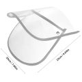 Protective Cap Replaceable Hat Brim Clear Hood Raincoat Jacket Face Protector Poncho Transparent Rainproof. 