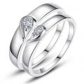 Love Promise Couple Finger Ring - Couple Ring. 