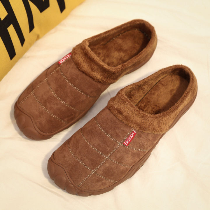 XIHAHA%20High%20Quality%20Slippers%20Men's%20Winter%20Shoes%20Soft%20Man%20Home%20Slippers%20Cotton%20Shoes%20Fleece%20Warm%20Anti-skid%20Man%20Slippers%20Sandals%20-%20Image%203