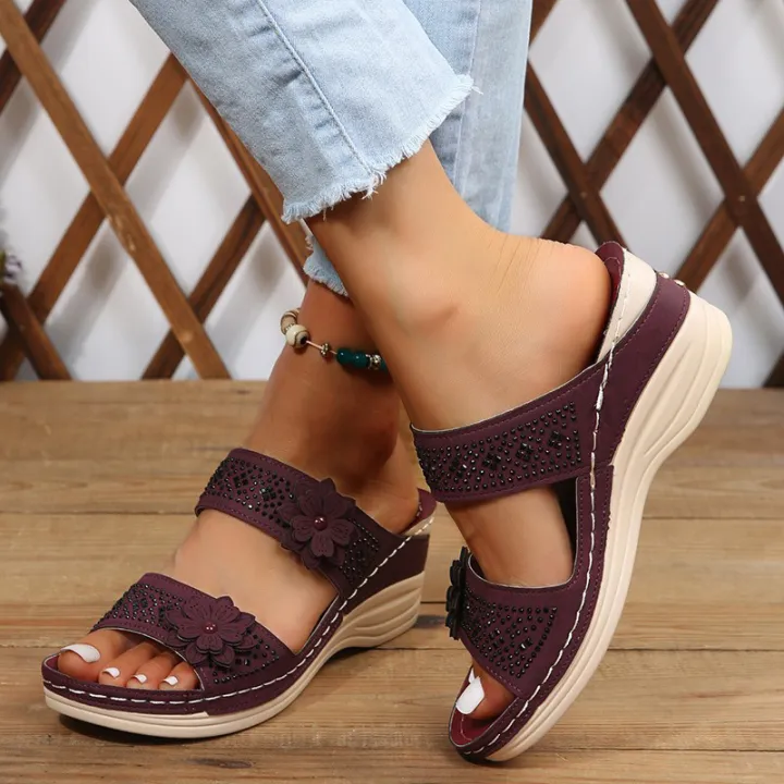 Summer%20Women%20Slippers%20Plus%20Size%20Women's%20Shoes%20Retro%20Roman%20Sandals%20Women%20Pu%20Casual%20Flower%20Wedge%20Sandals%20Platform%20Slippers%20Heel%20-%20Image%206