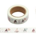NEW 1PC 15mm x 10m Happy Bithday Gnome Doodle Cartoon Washi Tape Scrapbook Paper Masking Adhesive Washi Tape Stationery. 
