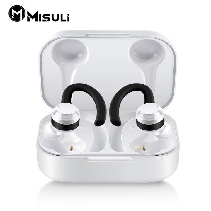 【FUPANG】D030 Bluetooth earphones ear hook wireless headphone touch control Sports running headset with microphone