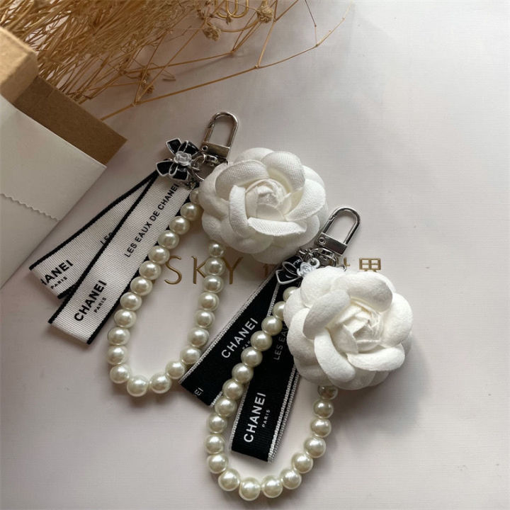 Handmadeins%20CHome%20Style%20Camellia%20Bow%20Ribbon%20Bag%20Hanging%20Pearl%20Chain%20Keychain%20Car%20Pendant%20-%20Image%204