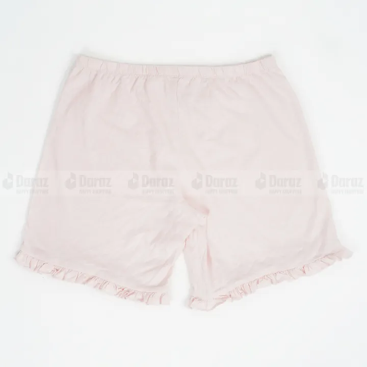 Stretchable%20Elastic%20Waist%20Full%20Cotton%20Summer%20Short%20Pants%20for%20Girls-%201%20Piece/%20Export%20Essence%20-%20Image%207