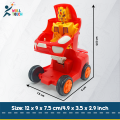Mini Racing Friction Toy Racing De-Forming Car to Robot/ Push N Go Toys for Kids. 