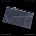 【money A5/A6/A7 Transparent Zip Lock Envelope Binder Pocket Refill Organiser Stationery[save]. 