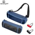 ROWEQPP Silicone Case Compatible For Anker Soundcore Motion+ Bluetooth-compatible Speaker Carry Pouch With Strap. 