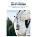 Awei WP‑117 10000mAh Mini Power Bank with Build-in Detachable Cable. 22.5W Fast Charging Pocket Size 3C Certified Powerbank.