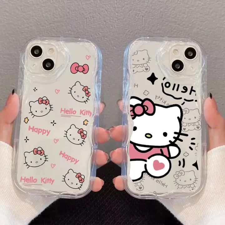 Cute%20Hello%20Kitty%20Cat%20Couple%20Clear%20Case%20Cover%20For%20VIVO%20V29E%20V27E%20V25E%20V25%20V27%20V23%20V30%20Pro%20V30E%20V21E%20V23E%20Y15S%20Casing%20Case%20Cartoon%20Soft%20Shockproof%20Silicone%203D%20Wavy%20Curved%20Edge%20Cover%20-%20Image%202