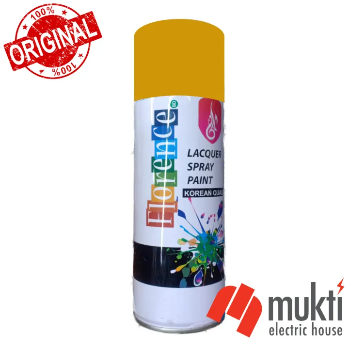 Florence%20Yellow%20Lacquer%20Spray%20Paint%20Aerosol%20450ml%20Premium%20Series%20Strong%20Adhesion%20-%20Image%202