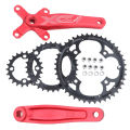 OIMG In Stock Detachable Square Taper Crankset 8/9 Speed Single Disc Single Speed Round Oval Chainring And Crank 22/32/44T Bike Crank Arm Spot Delivery. 