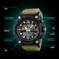 SKMEI Sports Fashion Digital Dual Display Countdown Chrono Alarm Waterproof Watch For Men 1283. 