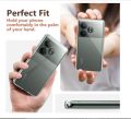 Crystar Clear Back Case Cover for 𝐑𝐞𝐚𝐥𝐦𝐞 𝐆𝐓 𝟔𝐓 𝟓𝐆 / 𝐑𝐞𝐚𝐥𝐦𝐞 𝐆𝐓 𝟔 | Transparent Back Cover | Raised Bumps for Camera & Screen Protection for Realme GT 6T 5G / Realme GT 6 Back Cover. 